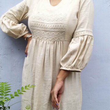 JAALI U NECK KURTI