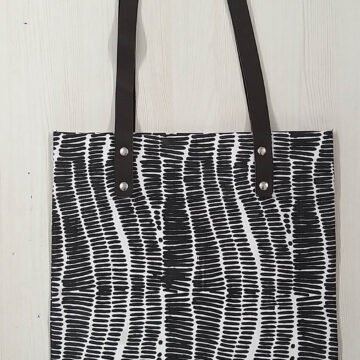 LEATHER HANDLE BAG