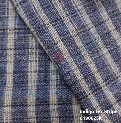 Indigo Tex Stripe C190625k