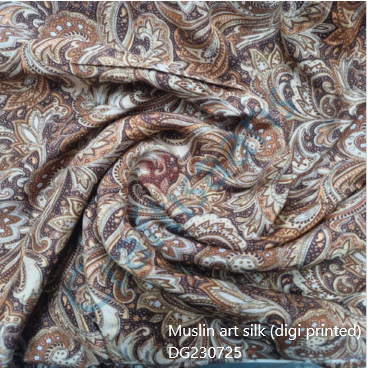 Muslin art silk (digi printed) DG230725 Muslin art silk (digi printed) DG230725