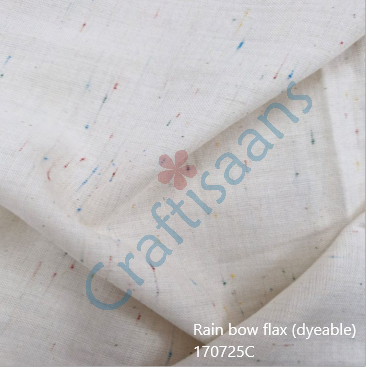Rain bow flax (dyeable) 170725C