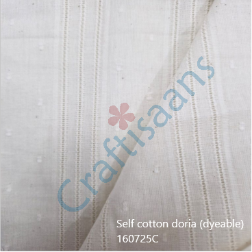 Self cotton doria (dyeable) 160725C